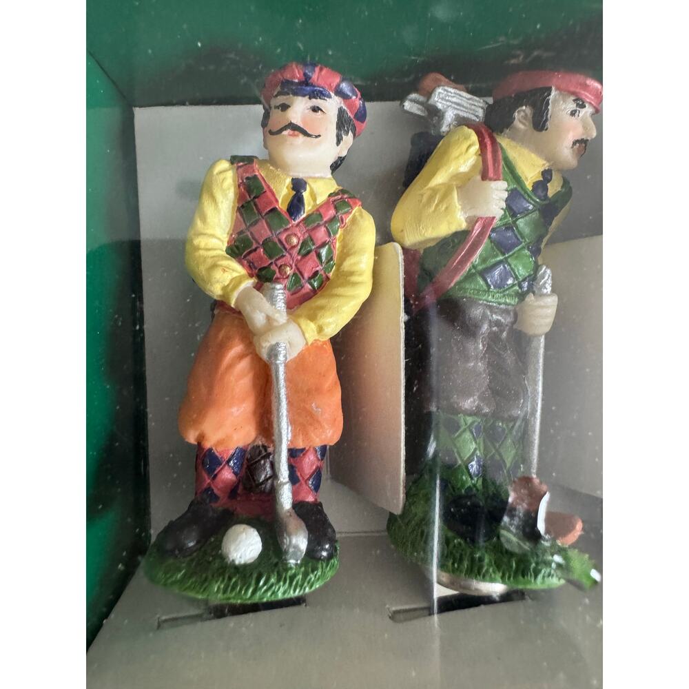 Vintage NIB Boston Warehouse Golfer Spreaders Set of 4 1999 New in Box - Picture 6 of 6